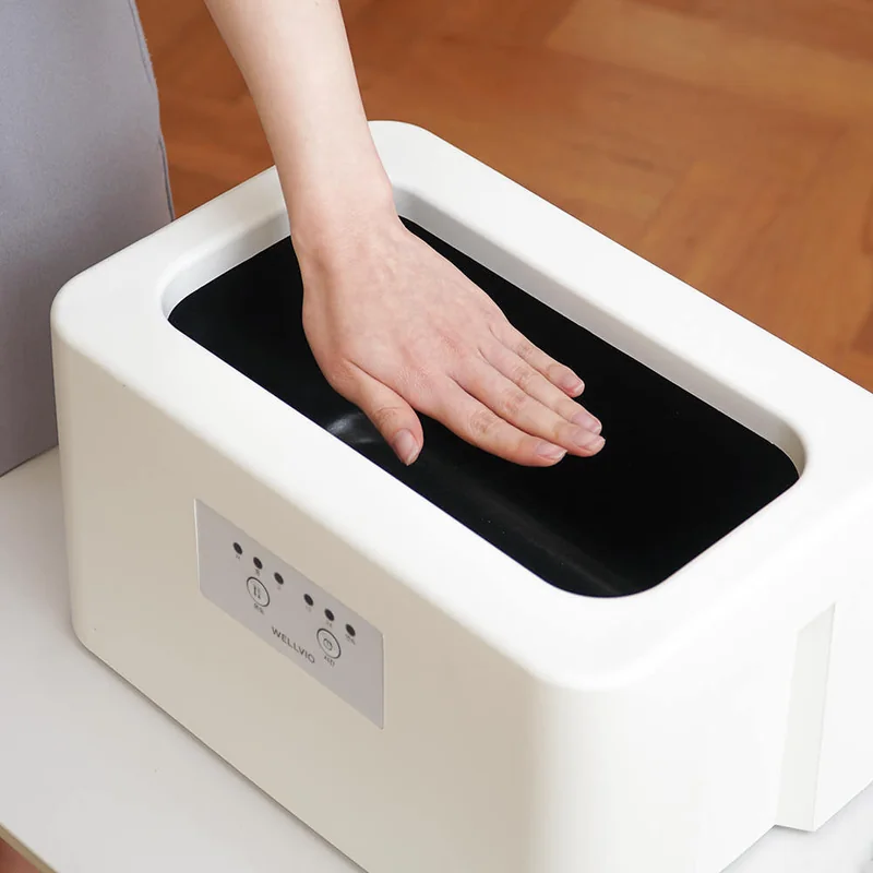 웰비오 파라핀베스 손 담그는 사용법