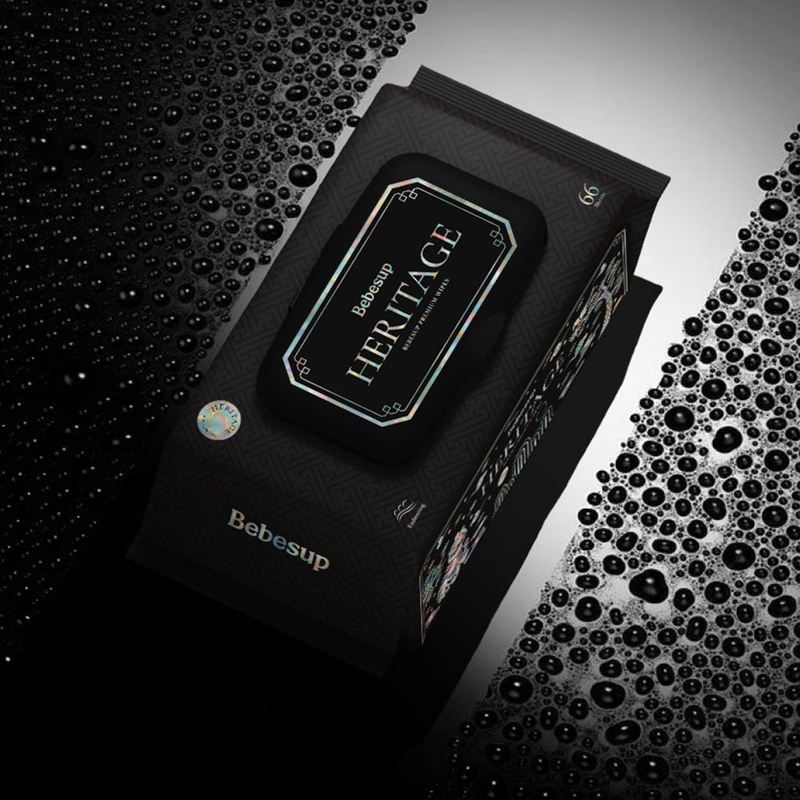 베베숲 시그니처 블랙 헤리티지 아기물티슈 추천 85평량 프리미엄 비건