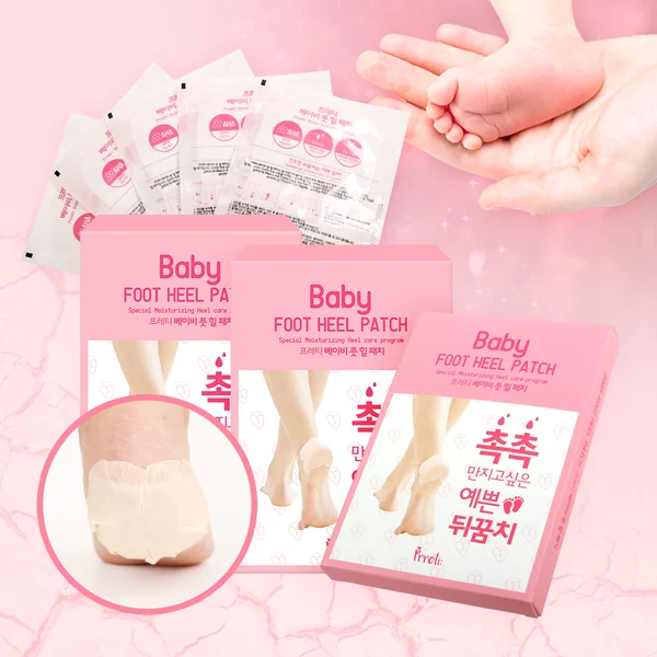 프레티 베이비 풋 힐패치 제품 구성 발뒤꿈치 보습