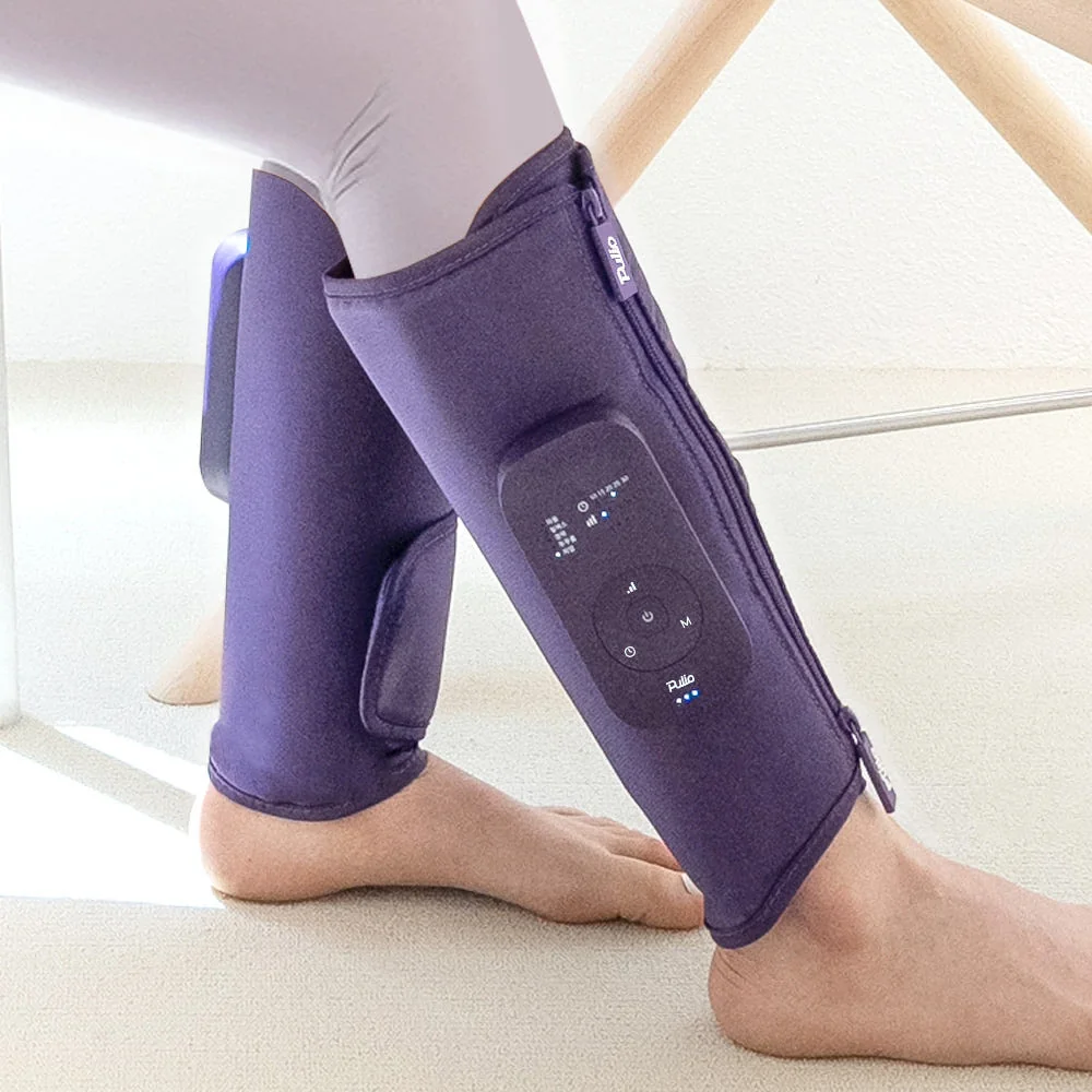 풀리오 마사지기 착용 모습