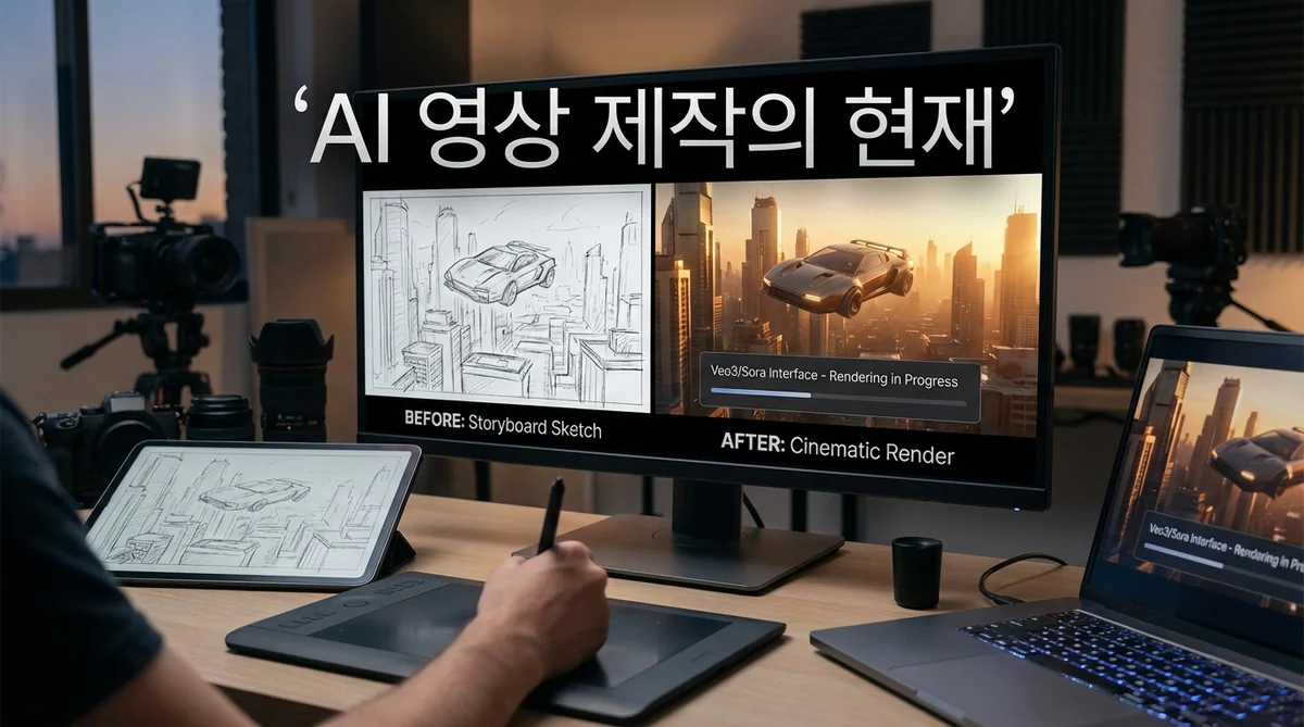AI 영상 제작 Veo3 Sora 활용 현장