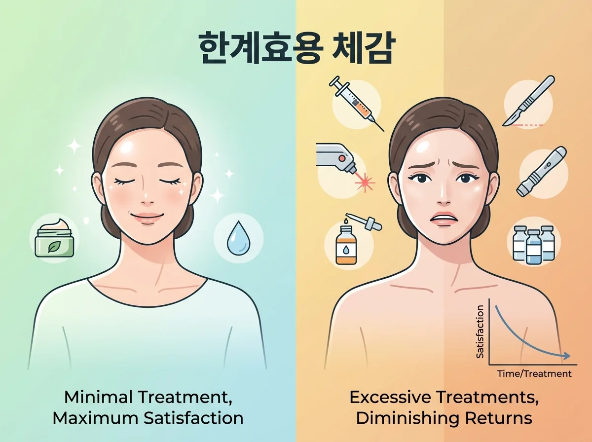 미용 시술 한계효용 피부과 조언