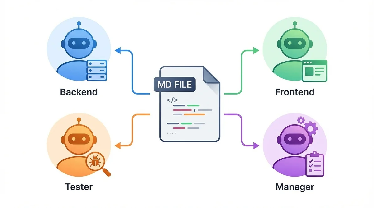 에이전트 팀 구성 다이어그램