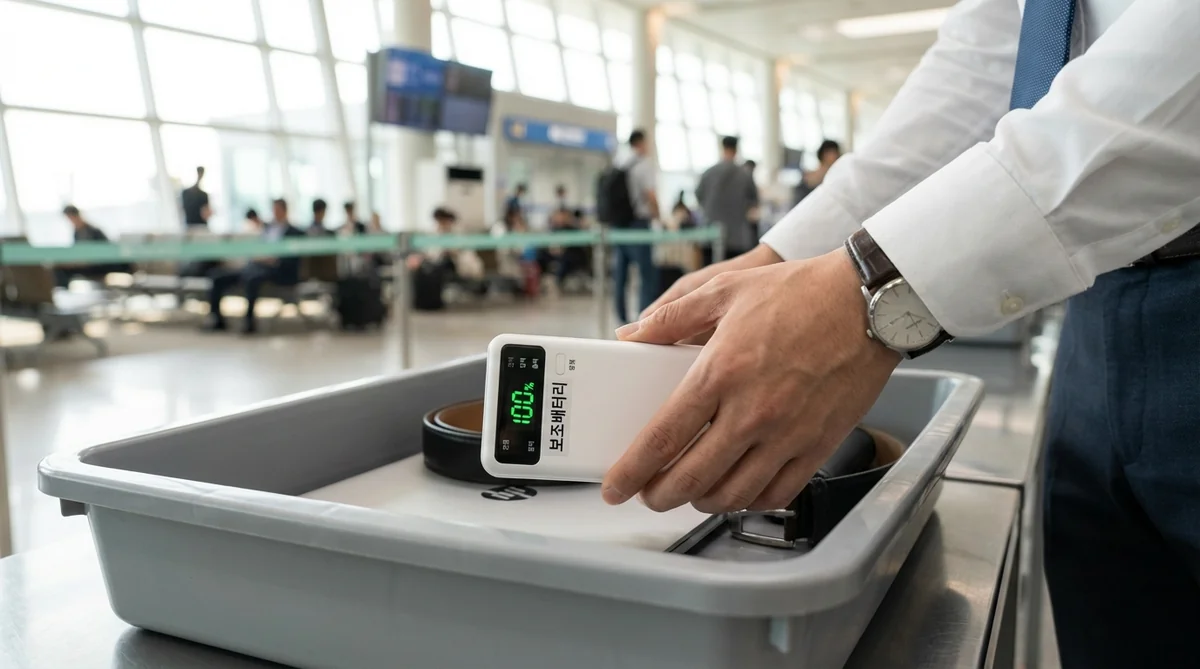 기내반입 보조배터리 보안검색