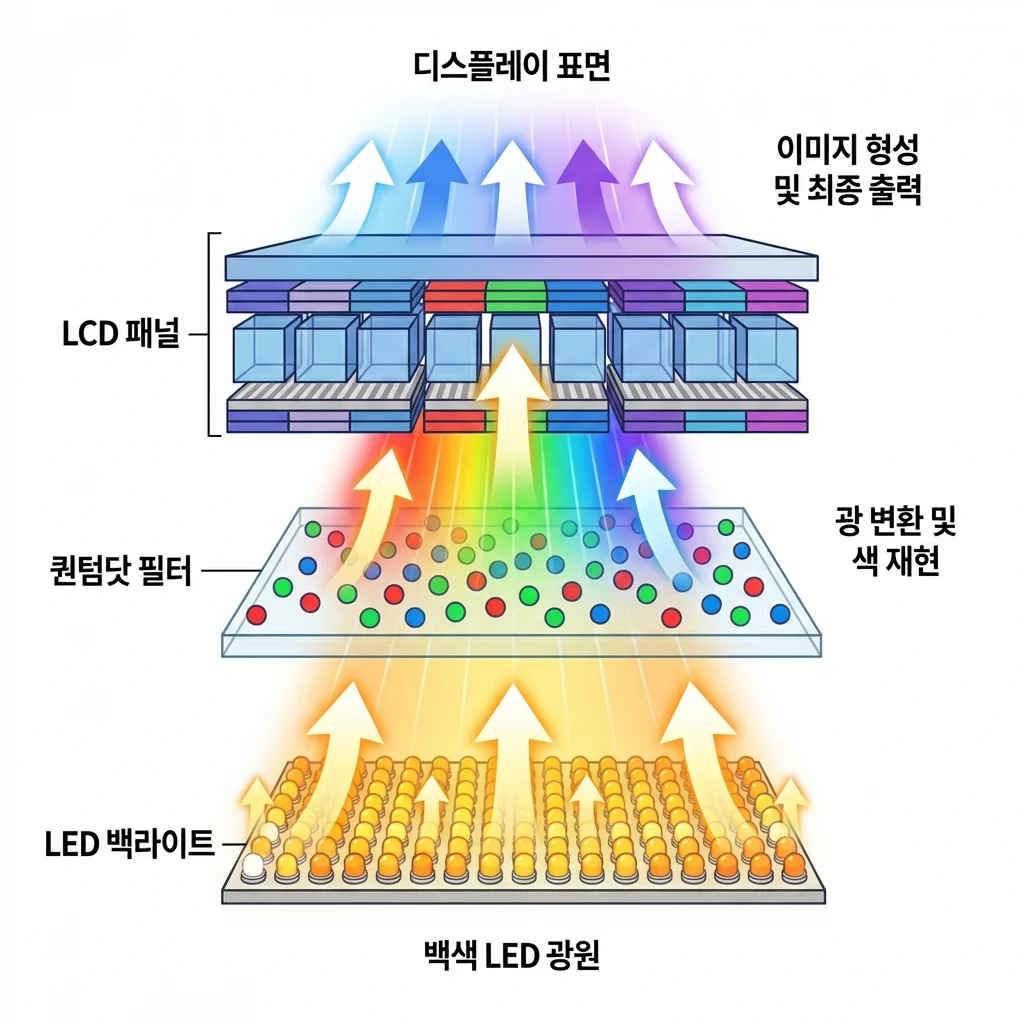 QLED 백라이트 구조도