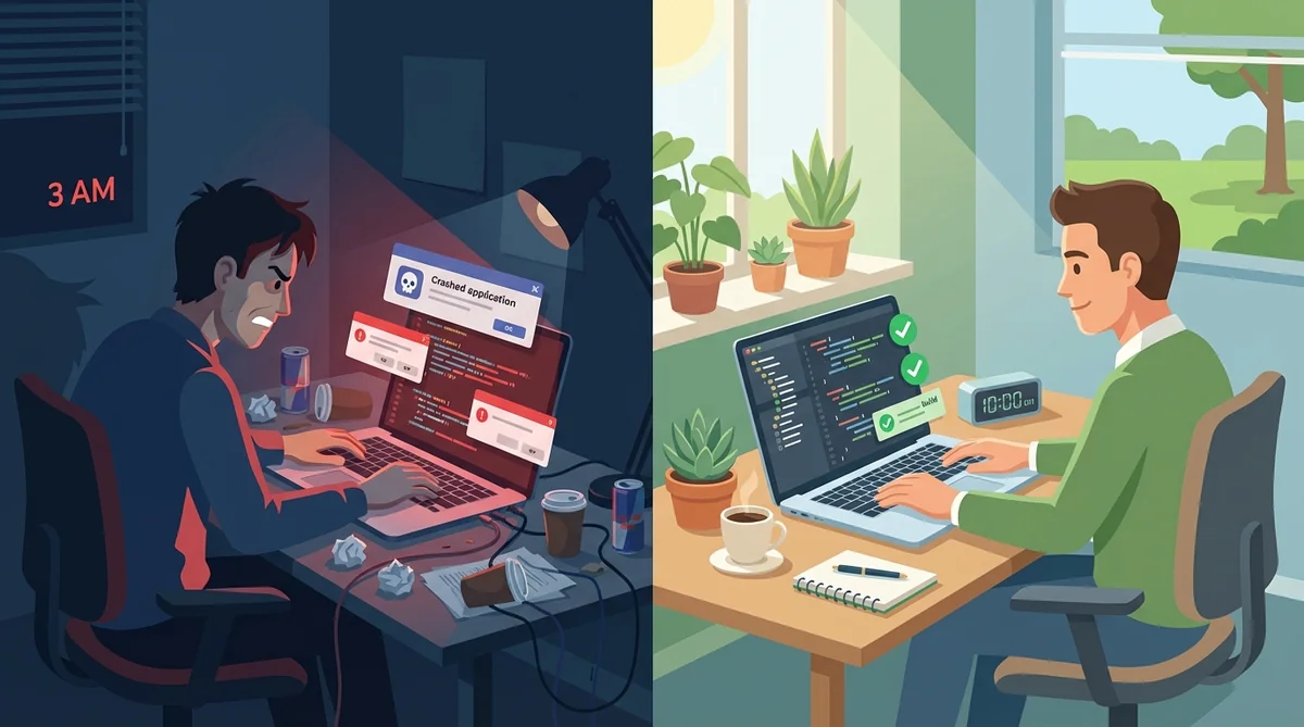 바이브 코딩 실패와 성공 사례 비교