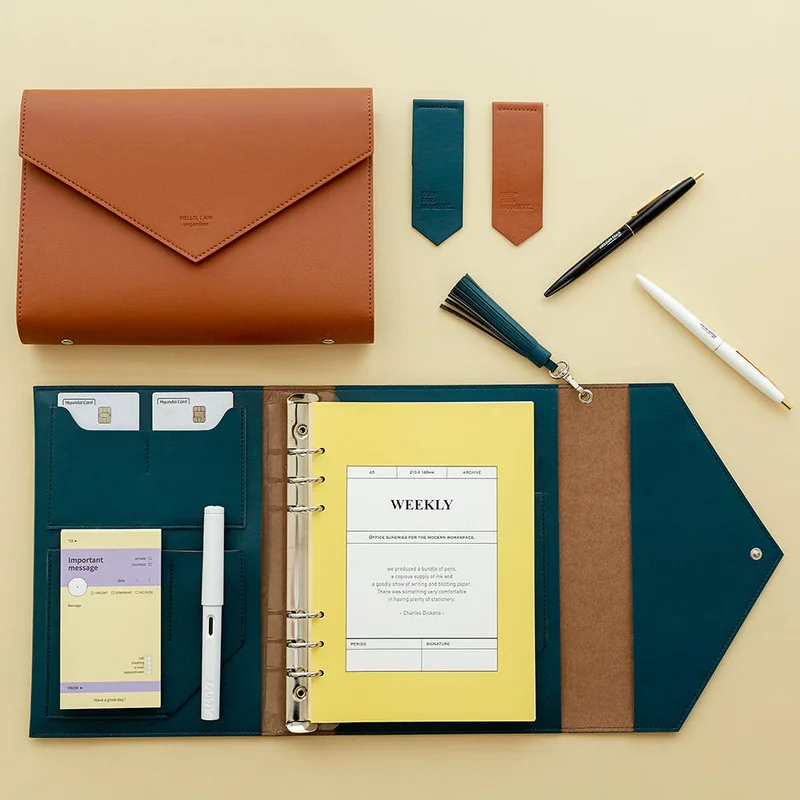 가죽 다이어리 커버 상세