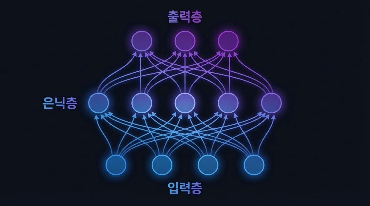 피드포워드 네트워크 구조 다이어그램