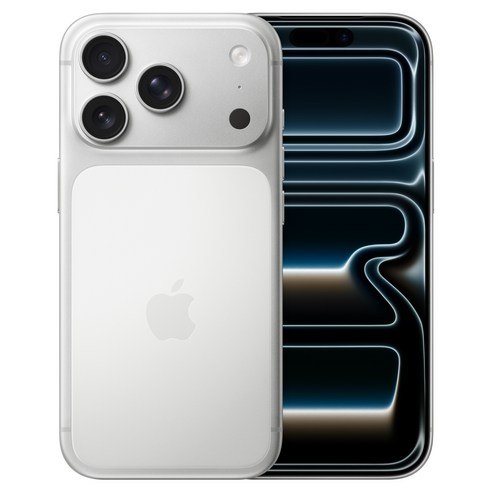 아이폰 17 Pro 자급제 실버 색상 제품 이미지