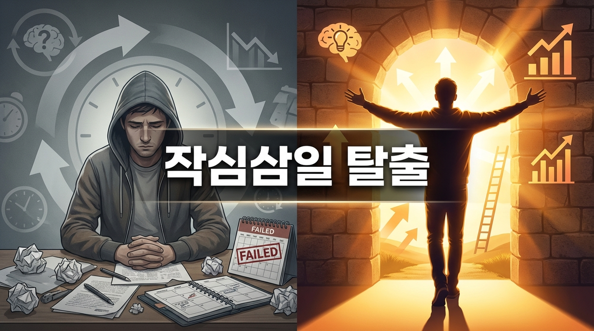 작심삼일 심리학 썸네일