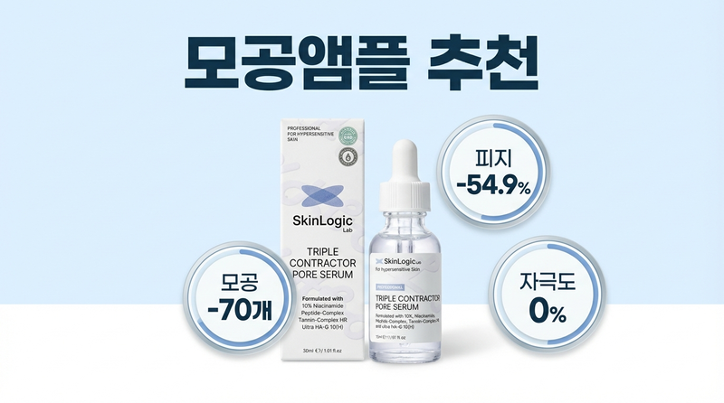 모공앰플 추천 스킨로직랩 트리플컨트랙터