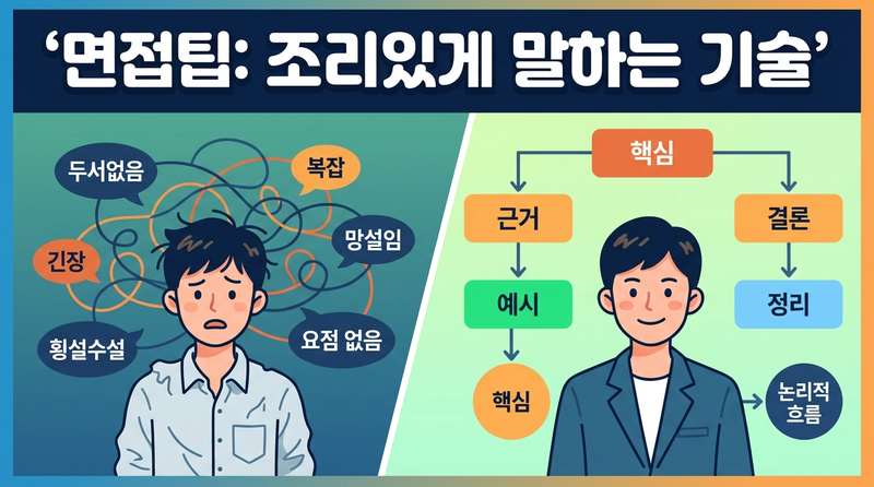 면접팁 조리있게 말하는 기술 썸네일