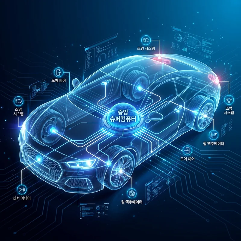 완전 중앙집중형 자동차 아키텍처 미래 비전