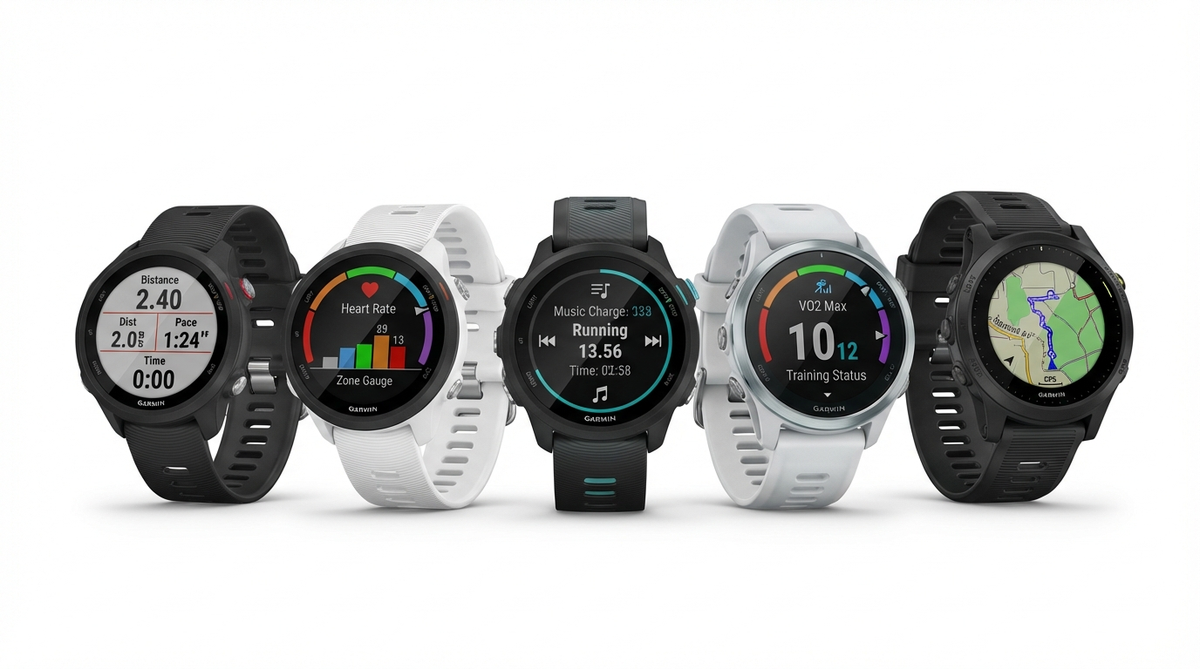 가민포러너165 vs 265 vs 570 vs 970 모델 비교