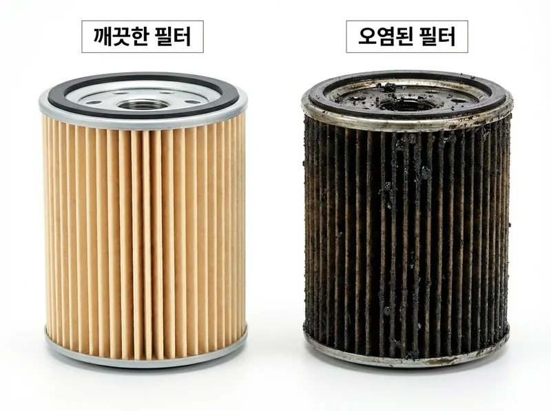 엔진코팅제 필터 테스트 비교