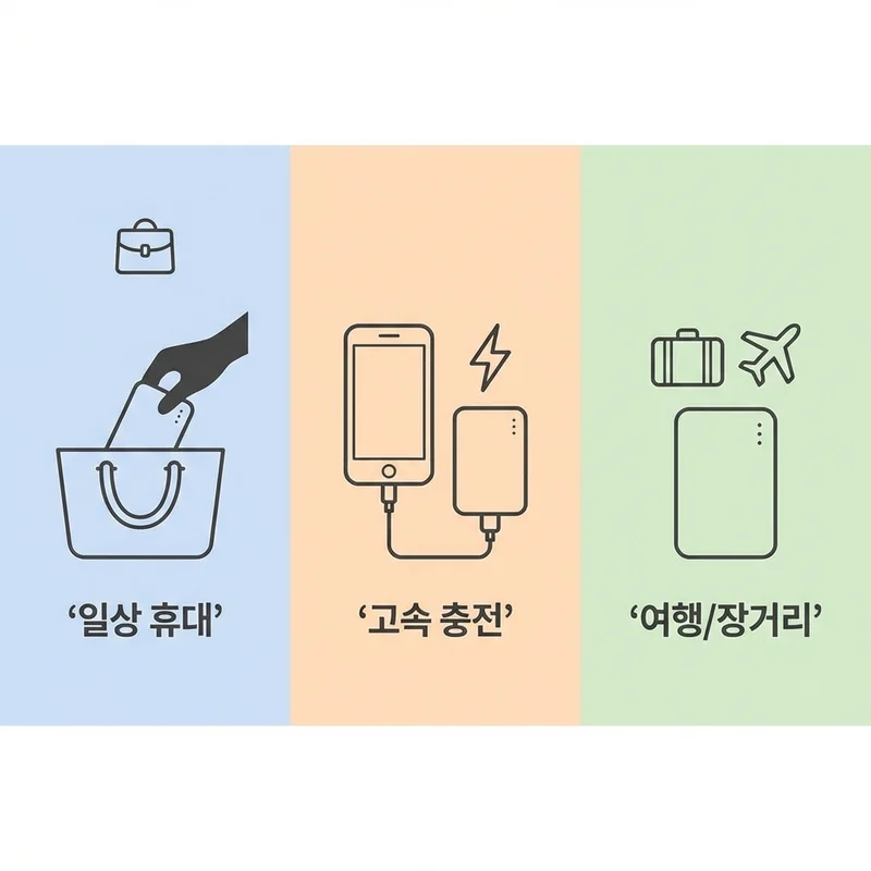 보조배터리 선택 기준