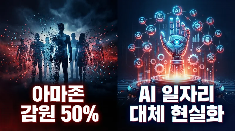 아마존 감원 50%, AI 일자리 대체 현실화
