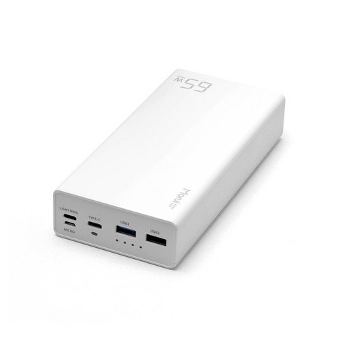 모루이 보조배터리 포트 측면 Lightning Type-C USB