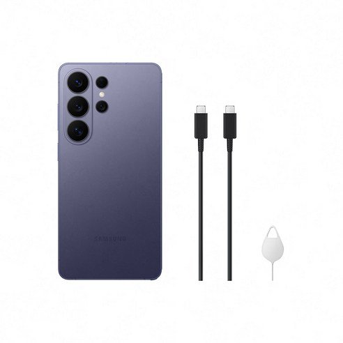 갤럭시 S26 울트라 후면 디자인 및 기본 구성품 USB-C 케이블 유심 핀