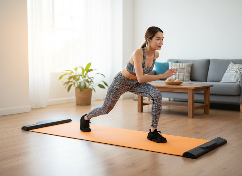 슬라이딩매트 운동 방법, 슬라이딩 보드 홈트 동작