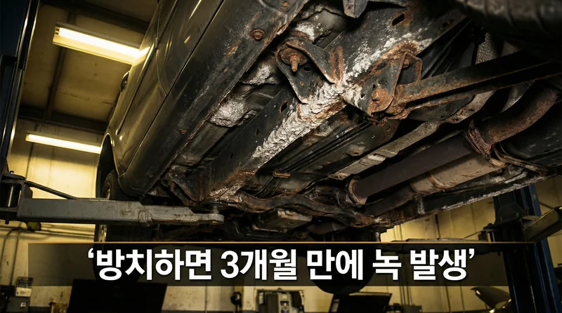 염화칼슘으로 인한 차량 하부 부식 및 녹 손상