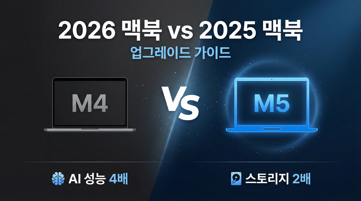 2026 맥북 vs 2025 맥북 비교 가이드
