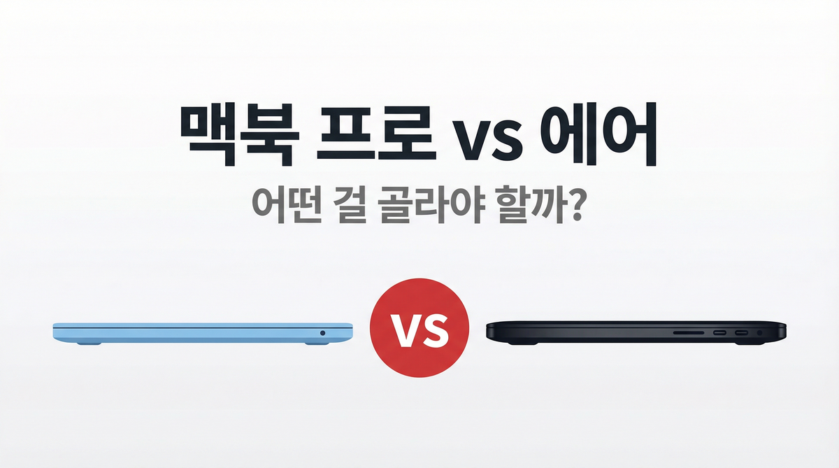 맥북프로M5 vs 에어 비교 2026