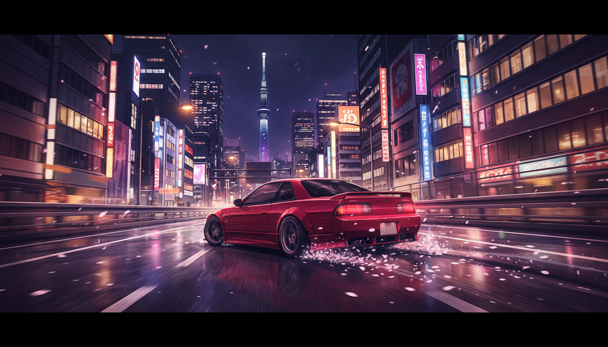 포르자호라이즌6 일본 도쿄 레이싱 장면, Forza Horizon 6 Japan racing