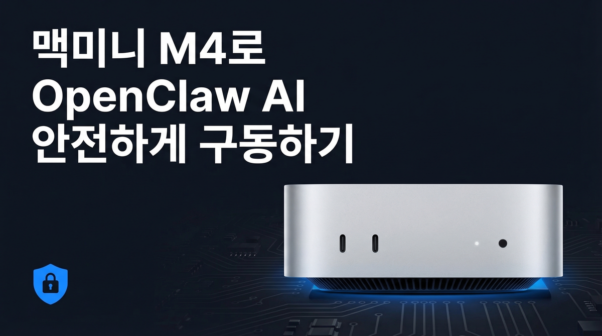 맥미니 M4로 OpenClaw AI 안전하게 구동하기