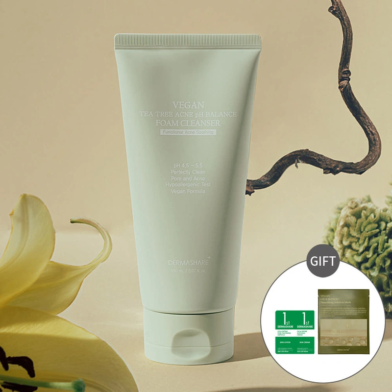 더마쉐어 비건 티트리 여드름 클렌징폼