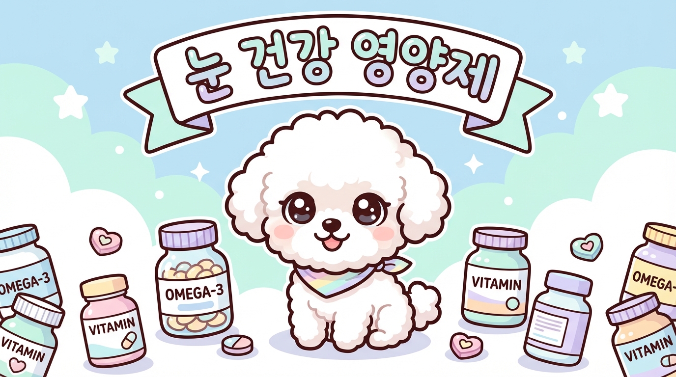 강아지 눈 건강 영양제 추천