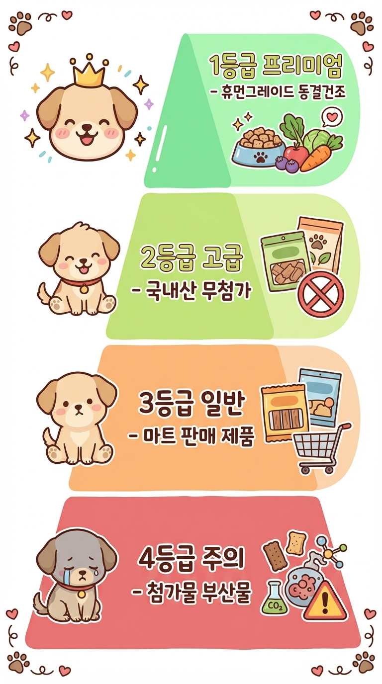 강아지 간식 4등급 피라미드