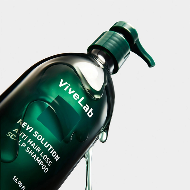 바이브랩 초록샴푸 물방울 상세컷